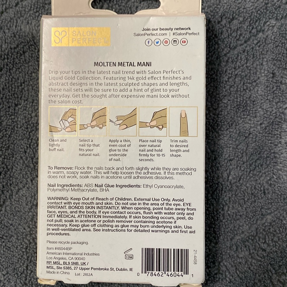Salon Perfect and Impress press on nails